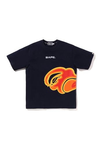 BAPE Thermography Relaxed Fit Tee Navy