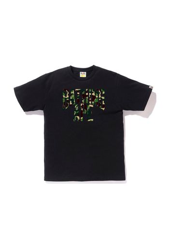 BAPE ABC Camo NYC Logo Tee Black Green