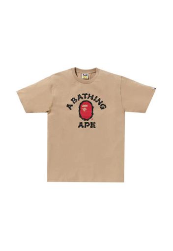 BAPE Brush College Tee Beige