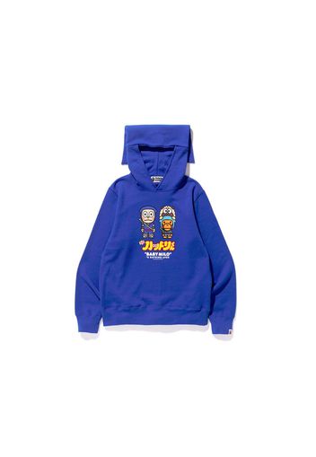 BAPE Hattori Kun Pullover Hoodie Blue