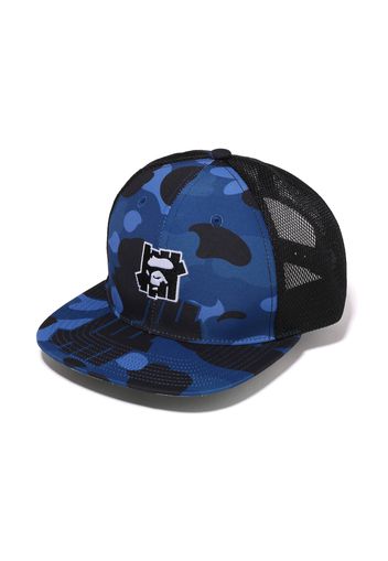 BAPE x Undefeated Color Camo Mesh Cap Navy