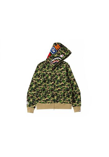 BAPE ABC Camo Shark Full Zip Hoodie Green