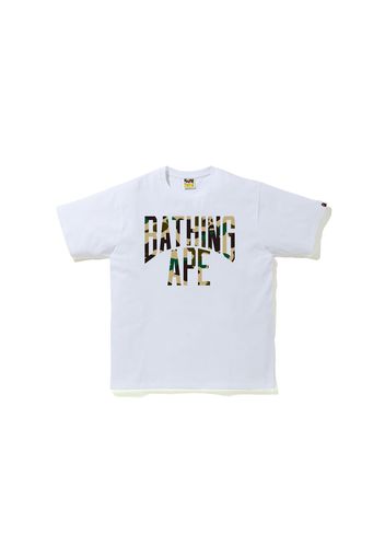 BAPE 1st Camo NYC Logo Tee White/Yellow