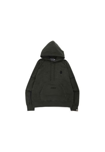 BAPE Line 1st Camo Washed Relaxed Fit Pullover Hoodie Black