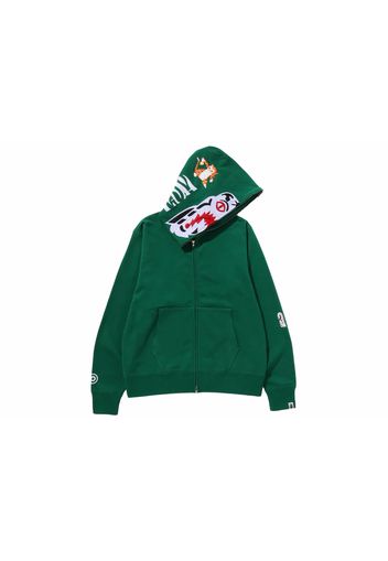 BAPE Tiger Full Zip Hoodie (FW23) Green