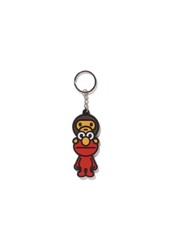 BAPE x Sesame Street Silicon Keychain Red