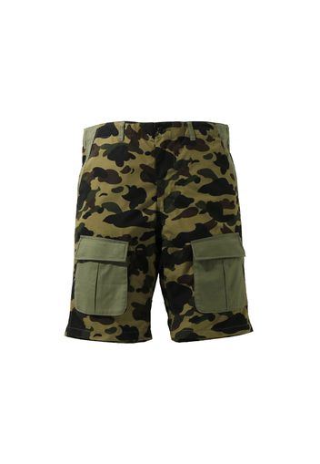 BAPE 1st Camo Multi Pocket Shorts Green