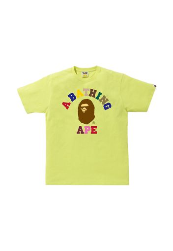 BAPE Colors College Tee Green