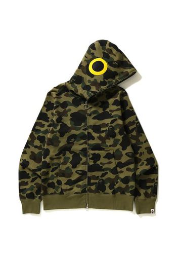 BAPE 1st Camo Fish Full Zip Hoodie Green