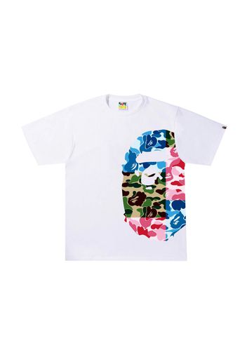 BAPE ABC Camo Crazy Side Big Ape Head Tee White