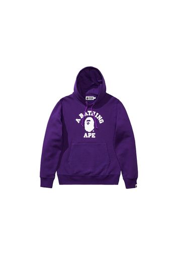 BAPE College Pullover Hoodie (SS21) Purple