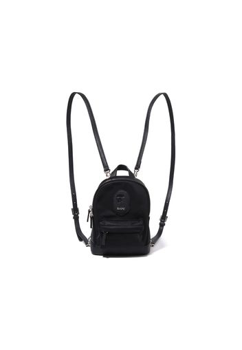 BAPE Ape Head Patch Mini Daypack Black