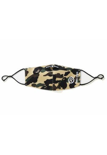 BAPE A Bathing Ape 1st Camo Mask Yellow