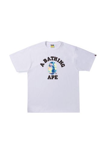 BAPE Tie Dye College Tee White/Multi