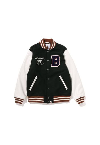 BAPE x END. Varsity Jacket Green