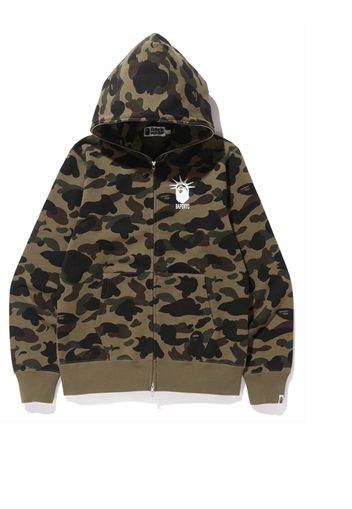 BAPE Nyc 1st Camo Full Zip Hoodie Green Camo