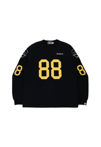 BAPE Relaxed Fit Football L/S Tee Black