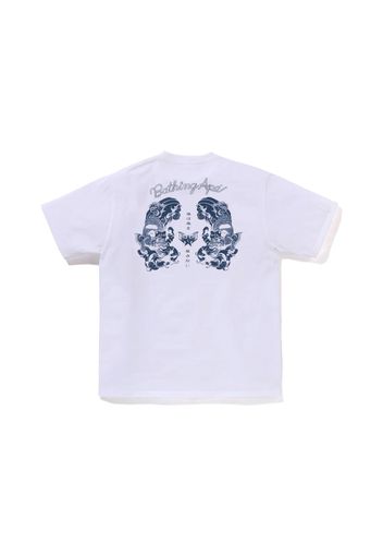 BAPE Japanese Tattoo Logo Tee White