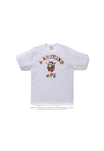 BAPE x Medicom Toy Camo College Tee White