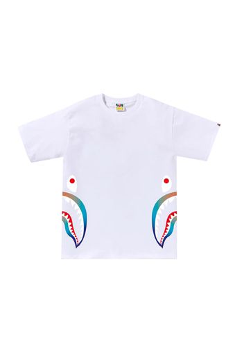 BAPE Gradation Side Shark Tee White