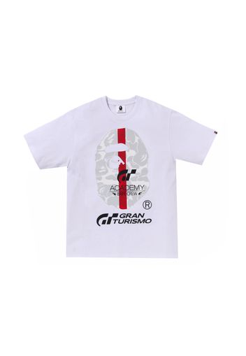 BAPE x Gran Turismo Ape Head #1 Tee White