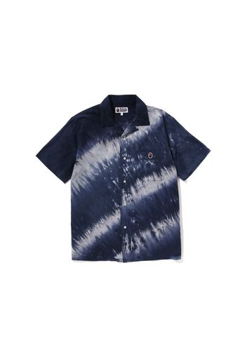 BAPE Ape Head One Point Tie Dye Shirt Grey