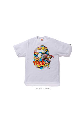 BAPE x Marvel Comics Camo Mighty Thor Tee White