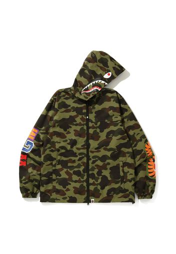 BAPE 1st Camo Shark WGM Hoodie Jacket Green