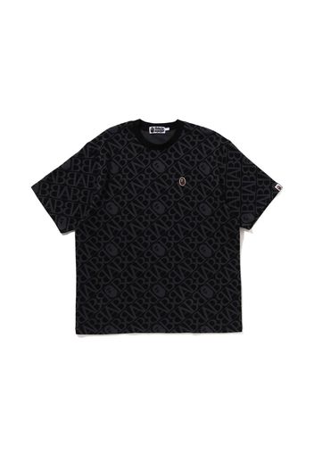 BAPE Sport Monogram Ape Head One Point Tee Black