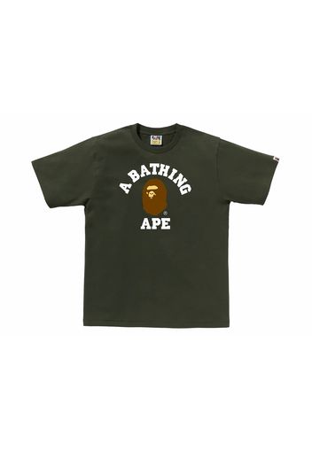 BAPE College Tee (SS24) Olive Drab