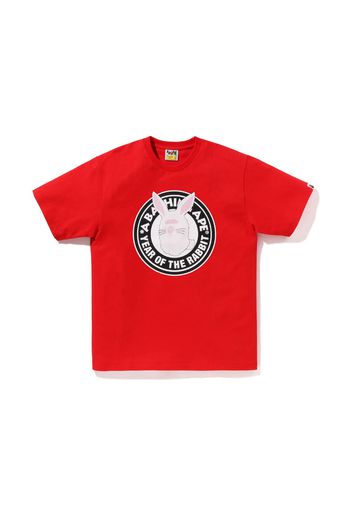 BAPE Year of the Rabbit Ape Head Tee (2023) Red