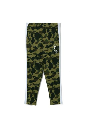 BAPE 1st Camo Line Jersey Pants Green