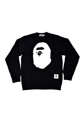 BAPE Premium Happy New Year Ape Head Logo Crewneck (SS22) Black