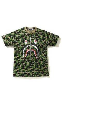 BAPE ABC Shark Tee Green