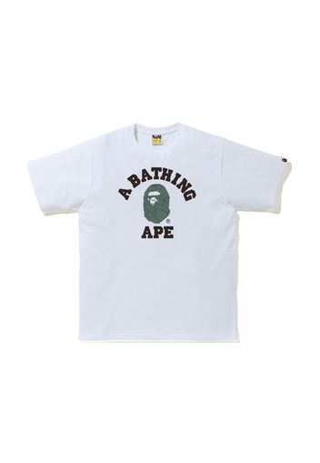 BAPE Line 1st Camo College Tee White/Green