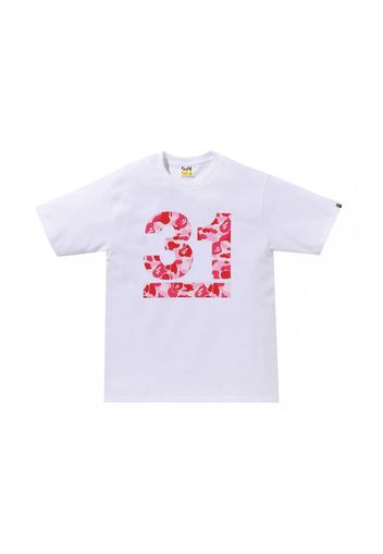 BAPE A Bathing Ape 31st Anniversary ABC Camo Tee White/Pink