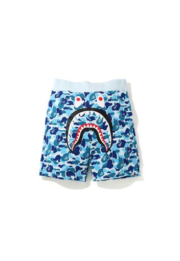 BAPE ABC Camo Shark Sweatshorts Blue