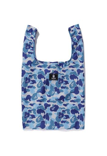 BAPE ABC Camo Shopping Bag L Blue