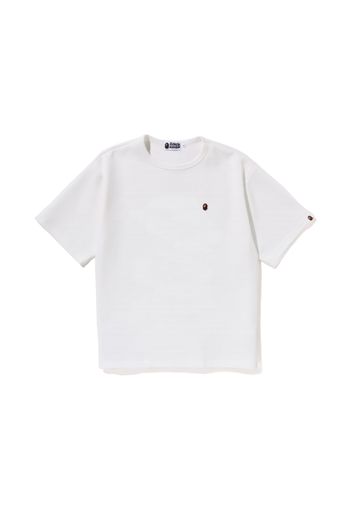 BAPE Double Knit Logo Relaxed Fit Tee White