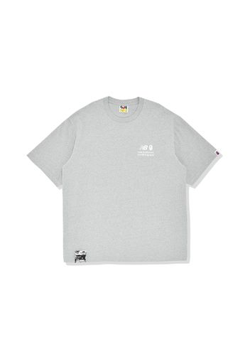 BAPE x New Balance Ape Head Relaxed Fit Tee Grey