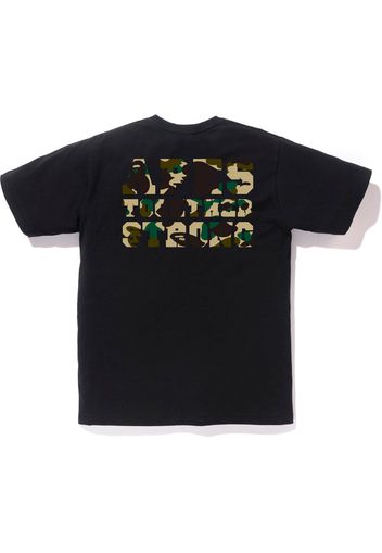 BAPE 1st Camo College ATS Tee Black/Yellow