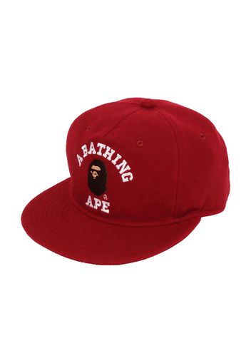 BAPE College Wool Cap Red