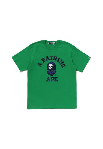 BAPE Graffiti Pattern College Tee Green