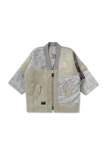 BAPE x Alpha Industries Reversible Kimono Jacket Olivedrab