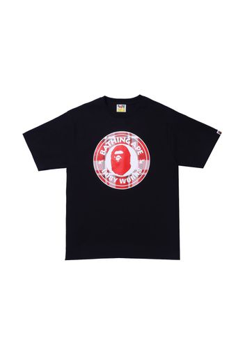 BAPE Check Gift Busy Works Tee Black