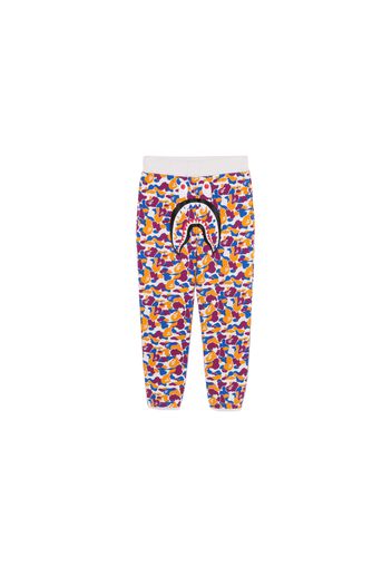 BAPE LA Store 5th Anniversary LA Camo Shark Sweatpants Purple Yellow Blue