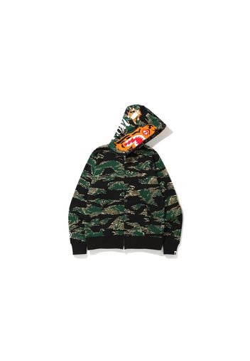 BAPE Tiger Camo Tiger Full Zip Hoodie Green