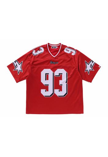 BAPE Football Relaxed Fit Tee Red