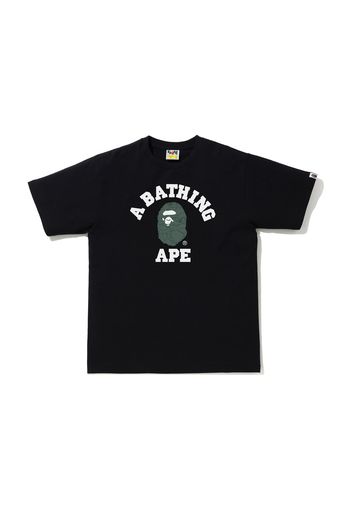 BAPE Line 1st Camo College Tee Black/Green