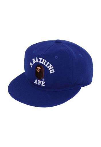 BAPE College Wool Cap Blue